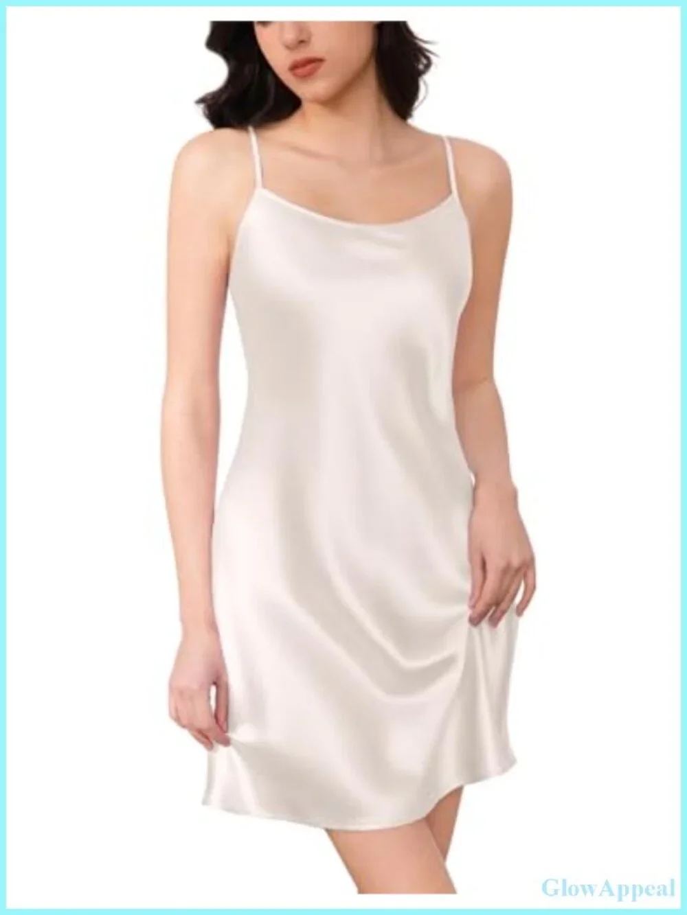 100% Mulberry Silk Nightgown Women Luxury Sleepwear Chemise